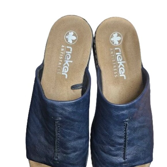 Women's Rieker 62905-14 Slide - Navy - Size 38 - Picture 4 of 4